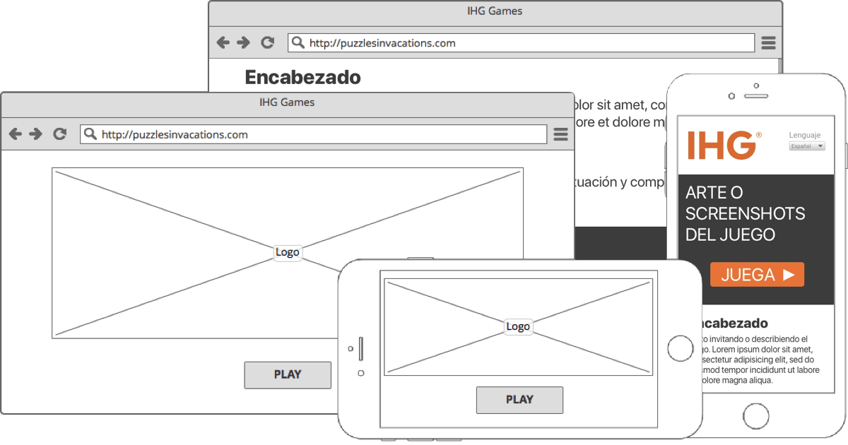 Basic responsive mockups